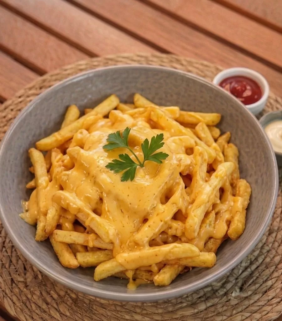 Cheddar Soslu Patates